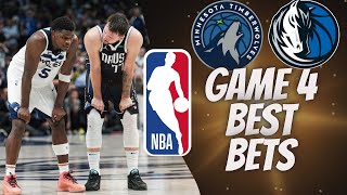 Best NBA Player Prop Picks, Bets, Parlays, Game 4- Mavs vs TWolves Today Tuesday May 28th 5/28
