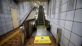 【日立製】新神戸駅ホーム　昇りエスカレーター