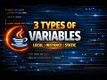 Java Variables Explained in Hindi | Local Variable vs Instance Variable vs Static Variable