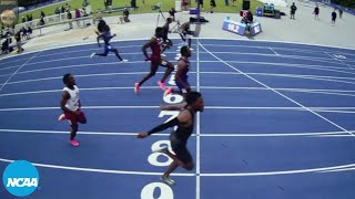 HBCU track star wins 100 and 200 at NCAA first round regionals