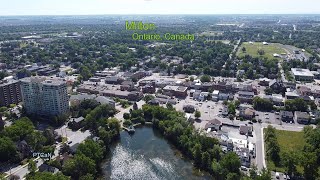 Milton, Halton (Ontario, Canada), Old Milton, Dempsey, Beaty, Harrison Drone Aerial View Summer 2021