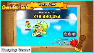 [Cookie Trials] Lime Cookie 378M l Cookie run: Ovenbreak