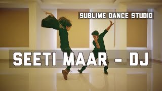 Seetimaar Dance Cover || Allu Arjun II DJ II Sublime Dance Studio #Srirajnilesh