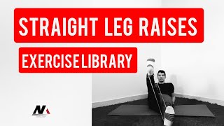 Straight leg raises - MN Exercise Library