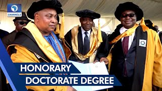 Fed. Uni. Of Petroleum Resources Honours The GM Director Of Arco Group Plc