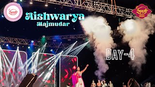 Aishwarya Majmudar || Rangtaali 2024 || Garba Mahotsav || Day - 4 || Borivali West || MHB Colony ||