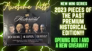 2023 Pieces of the Past Historical Premium Edition! Ep.1: Opening Box 1 #history #cards #new #hobby