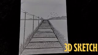 How To Draw Using 1-Point Perspective | easy sketch | @SehrishAziz