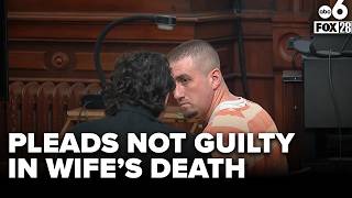 Ohio man accused in wife's death pleads not guilty; bond remains at $1.5 million