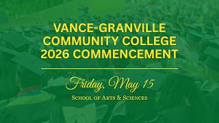 2026 VGCC Spring Graduation Ceremony | School of Arts and Sciences