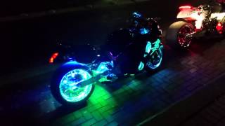 360 Hayabusa Glowing In Downtown Houston