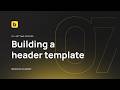 Building a Header Template in Bricks