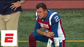 Johnny Manziel’s CFL starting debut included four interceptions [highlight] |ESPN