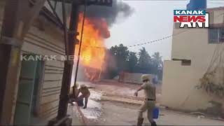 Fire Breaks Out In Chemical Factory Located Under Limits Of Domjur Police Station Of Howrah