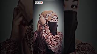 Beautiful simple Hijab tutorial 💯|by hijabi girl| #like #subscribe #share for more videos