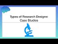 Types of Research Designs – Case Studies