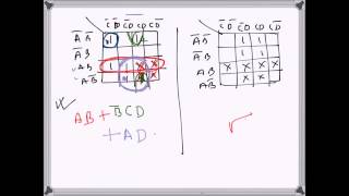 Digital Electronics: Minimization using K map with Don't care conditions (example)