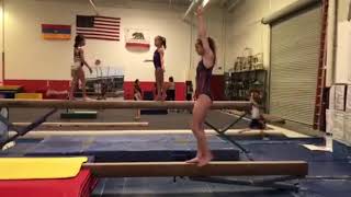 Sarah Clark Gymnastics | Working Beam Upgrades | Front Pike E-Skill