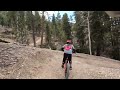 Levi Santos riding Lee Canyon MTB PARK blue trail 2022