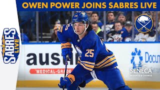 Owen Power: "We All Got A Lot Of Confidence In Each Other" | Sabres Live | Buffalo Sabres