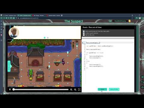Ozaria Javascript Chapter 2 Module 4 The Suspect Youtube