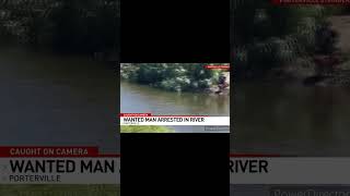 Wanted man tries to escape deputies by jumping into Tule River