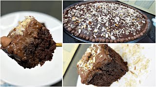 Chocolate pudding Cake/No Cream Cake/ With pudding frosting/Soft Moist Chocolate Cake