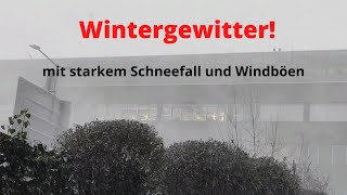 Wintergewitter mit intensiven Schneefällen am 20.01.2022