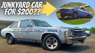 We Rescue A $200 Abandoned Muscle Car From The Junkyard!! Do We Make It Cheap And FAST?? Buick Ep.1