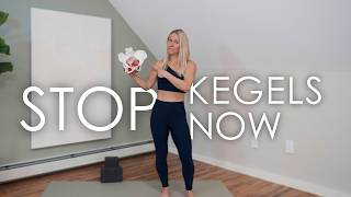 Stop Doing Kegels if you have these symptoms (Pelvic Floor PT Explains)