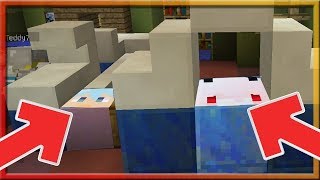 【紅月】和狗魚合作殲敵! 神奇躲藏居然不會被發現 | Minecraft 方塊躲貓貓