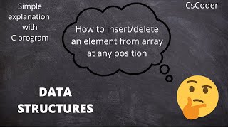 list adt operation using array / detailed implementation with c program /data structure