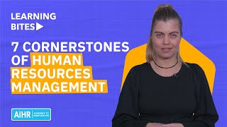 7 Cornerstones of Human Resources Management