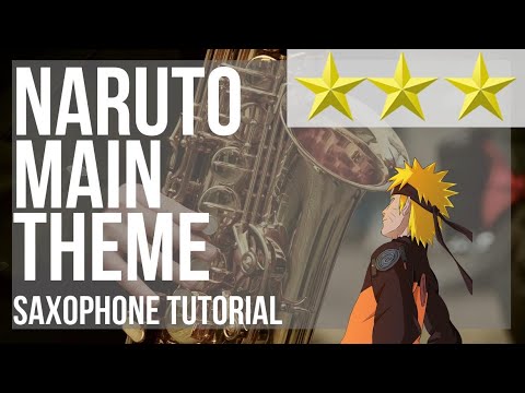 How To Play Naruto Main Theme By Toshio Masuda On Alto Sax Tutorial