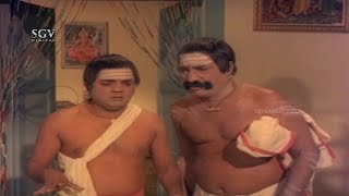 Bhaktha Kumbara Kannada Movie Back To Back Comedy Scenes | Balakrishna, Dwarakish, Lakshmidevi