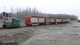 Peat train at Liesalas