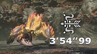 【MHRise】雷神再臨 雷神龍 弓 火事場 3'54\