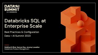 Best Practices for Setting Up Databricks SQL at Enterprise Scale