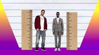 How Much Taller? - Drake vs Kanye West!