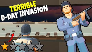 The WORST D-DAY World War 2 Game EVER! - Raidfield II: Battle Simulator
