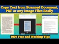 How to Copy Text from Scanned Document to Word