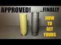 How To Get Your Suppressors Approved If You've Been Waiting...