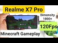 Realme x7 pro 120fps minecraft gameplay support test