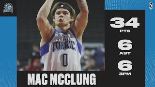 Mac McClung ERUPTS for 34 PTS, 6 REB & 6 3PM in Victory Over Nets