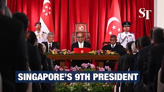 Mr Tharman Shanmugaratnam is officially Singapore’s 9th president