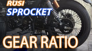 Changing Sprockets - 14/48 combi (part 1) - MotoVlog3