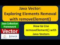 Java Vector: Exploring Elements Removal with removeElement() | Java Collection Framework