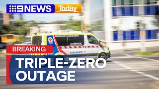 Triple zero outage in Victoria overnight | 9 News Australia