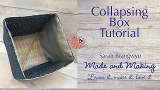 How to make your own collapsing box