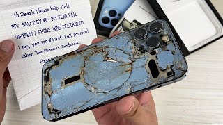 How i Restore Destroyed iPhone 13 Pro Max, Cracked Phone Restoration